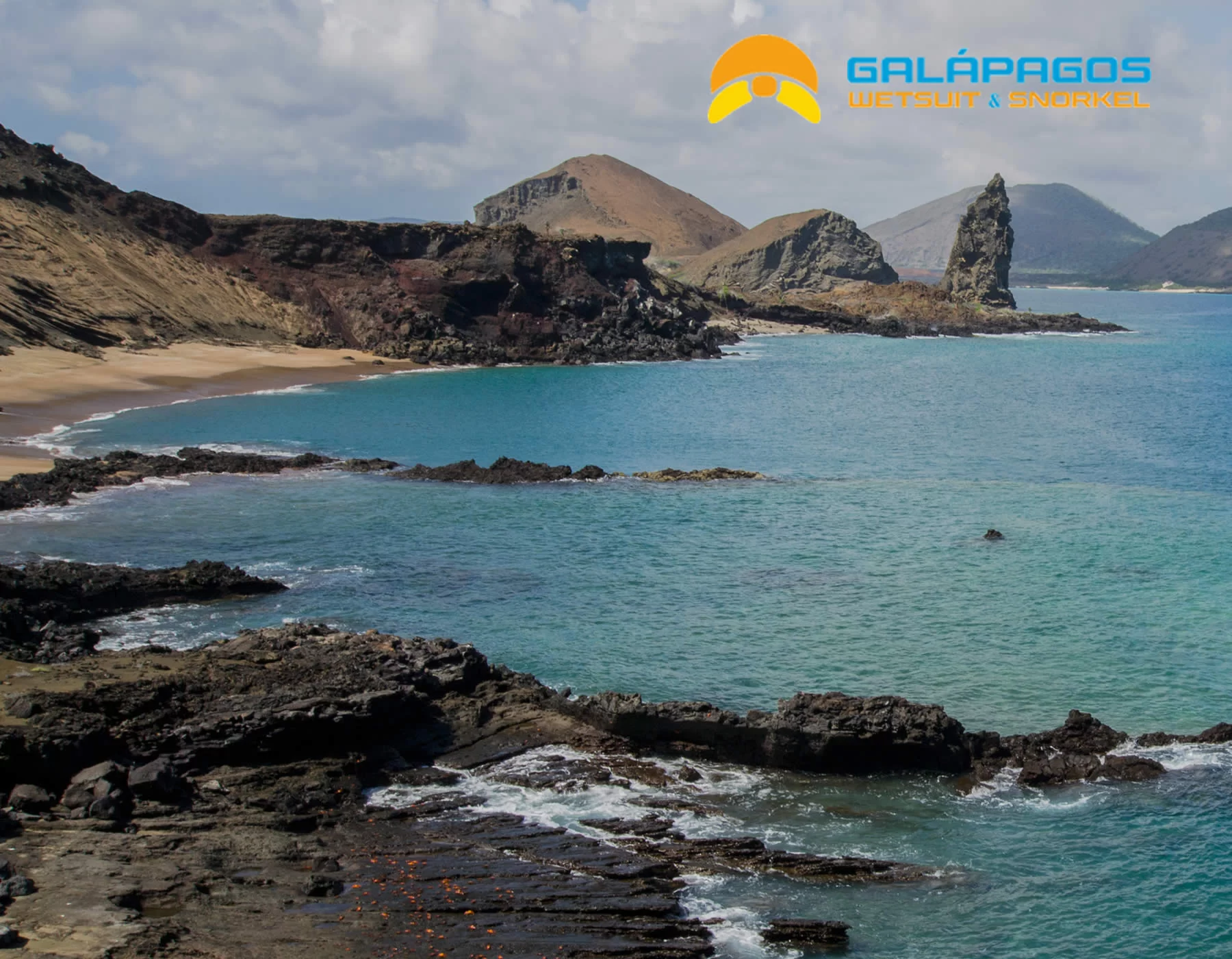 A praia dourada da Ilha Bartolomeu